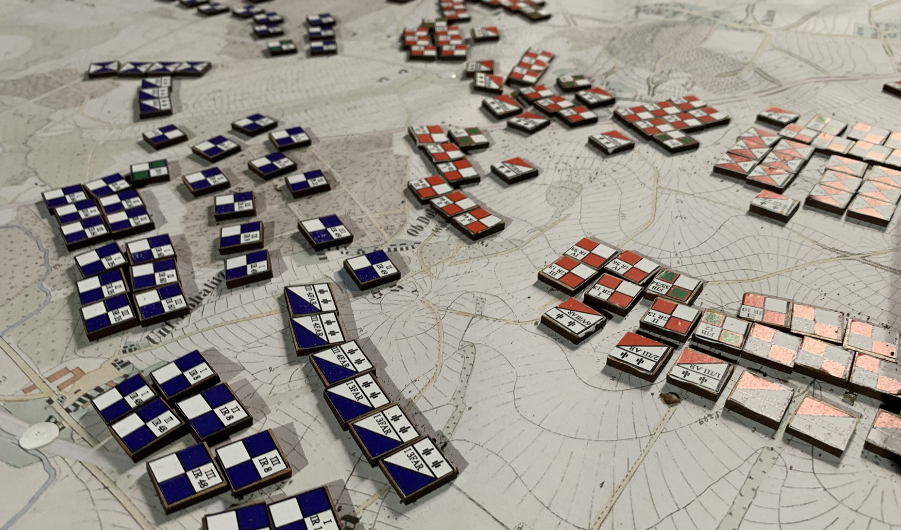 The Battle of Königgrätz as a Meckel Kriegsspiel